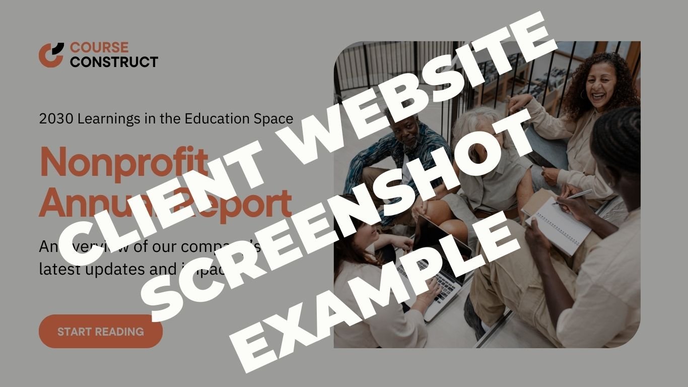 CLIENT WEBSITE SCREENSHOT EXAMPLE