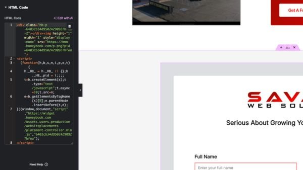 honeybook form embed