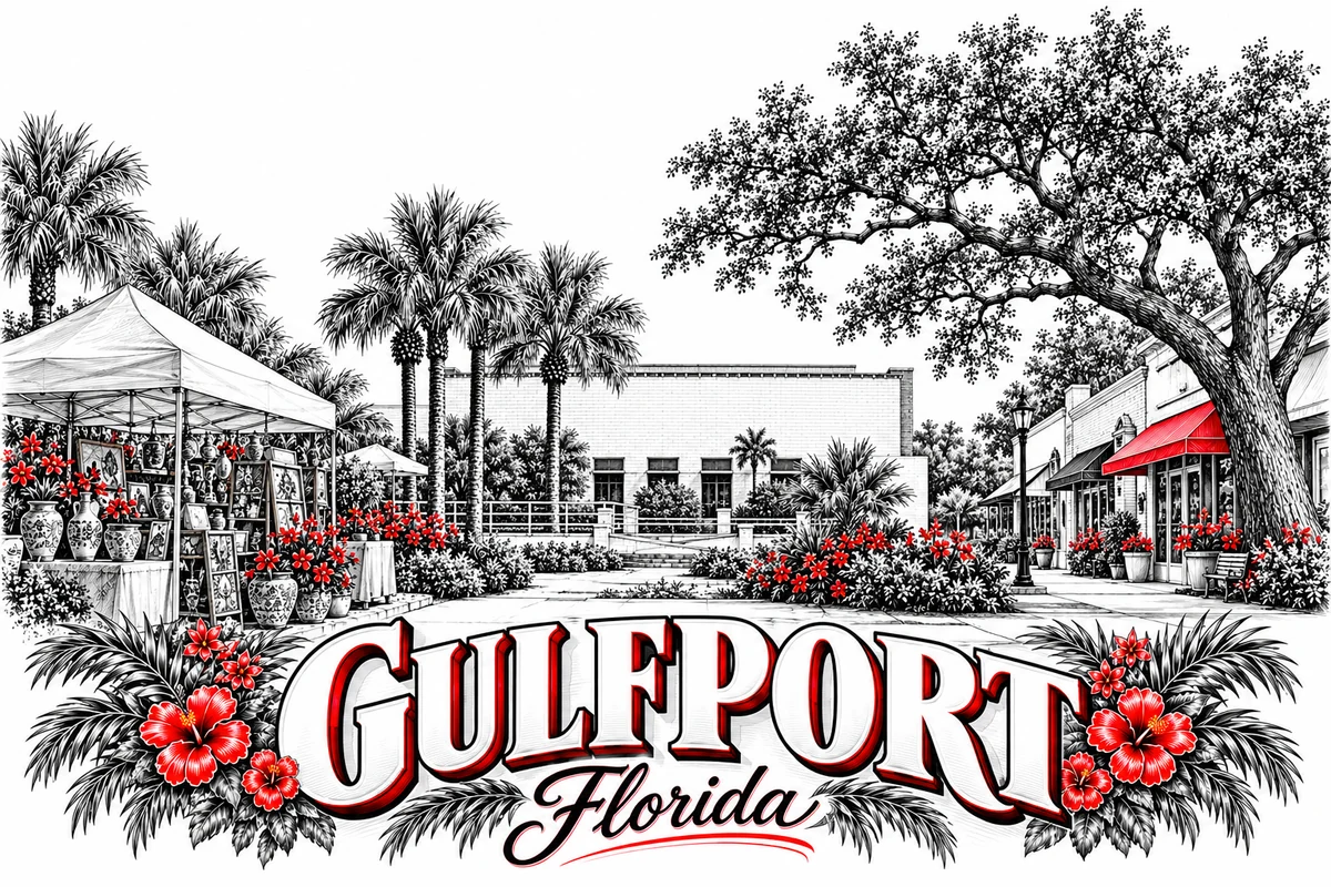 Gulfport web design illustration