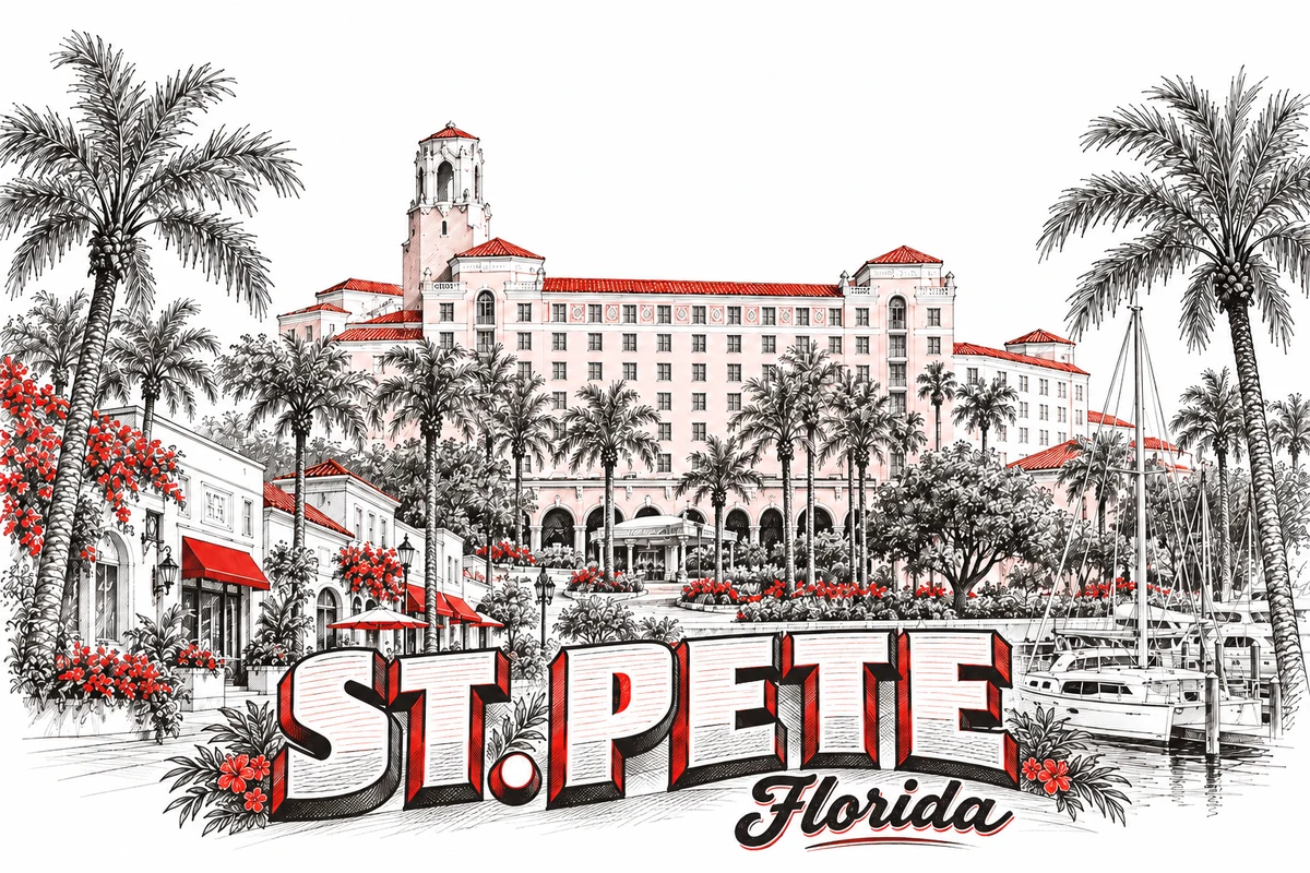 St. Petersburg web design illustration