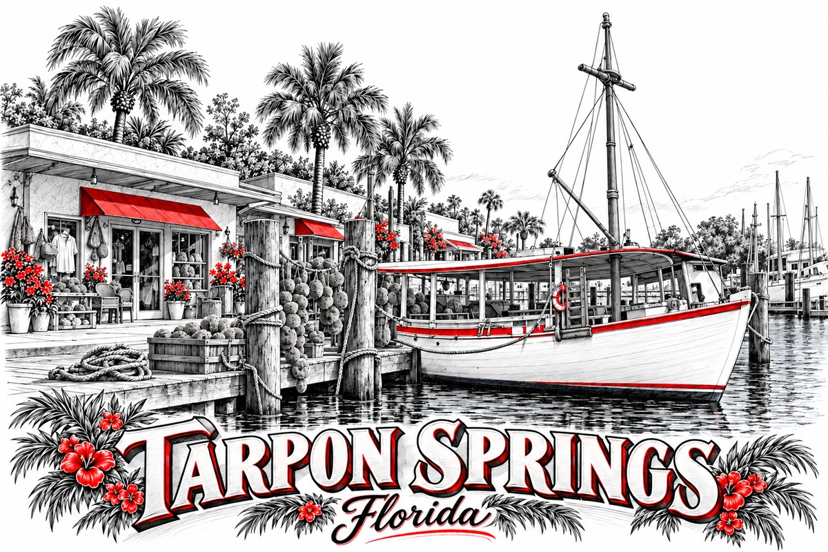 Tarpon Springs Web Design illustration